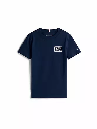 TOMMY HILFIGER | Jungen T-Shirt | dunkelblau