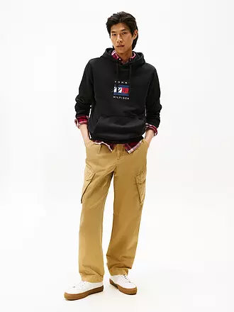TOMMY HILFIGER | Kapuzensweater - Hoodie | schwarz