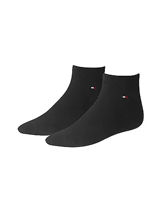 TOMMY HILFIGER | Kurzsocken 2-er Pkg. black | grau