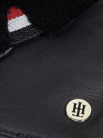 TOMMY HILFIGER | Lederhandschuhe | schwarz