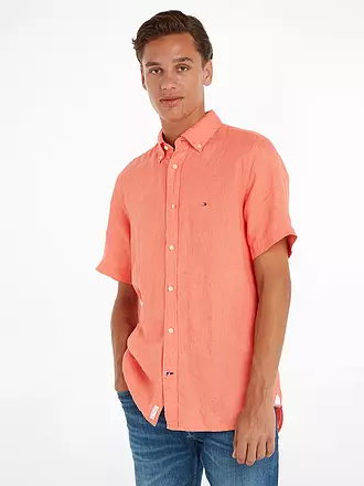 TOMMY HILFIGER | Leinenhemd Regular Fit | gelb