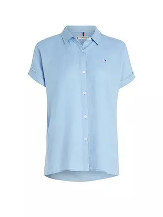 TOMMY HILFIGER | Leinenhemd | hellblau