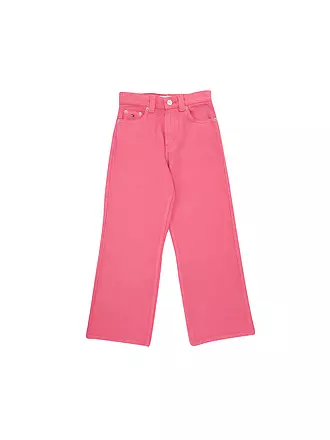 TOMMY HILFIGER | Mädchen Jeans Wide Leg MABEL | pink
