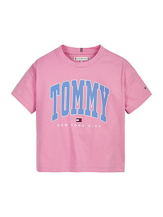 TOMMY HILFIGER | Mädchen T-Shirt Cropped Fit | weiß