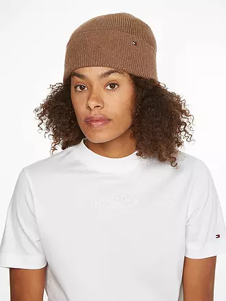 TOMMY HILFIGER | Mütze - Haube ESSENTIAL | Camel
