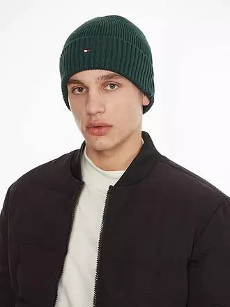 TOMMY HILFIGER | Mütze - Haube ESSENTIAL | grün