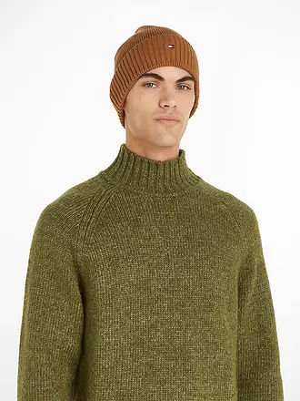 TOMMY HILFIGER | Mütze - Haube ESSENTIAL | camel