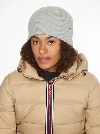 TOMMY HILFIGER | Mütze - Haube ESSENTIAL | grau