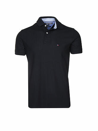 TOMMY HILFIGER | Poloshirt Regular Fit | schwarz