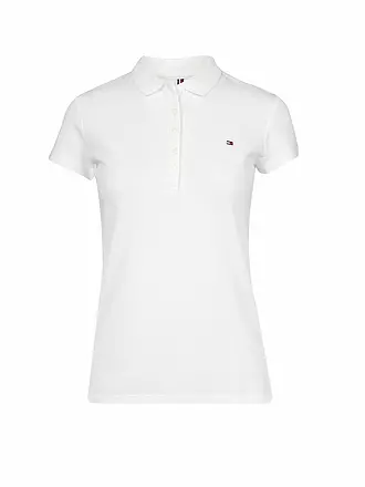 TOMMY HILFIGER | Poloshirt Slim Fit New Chiara | weiss