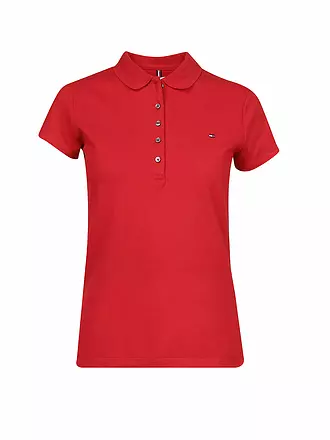 TOMMY HILFIGER | Poloshirt Slim Fit New Chiara | rot
