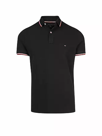 TOMMY HILFIGER | Poloshirt Slim Fit | schwarz