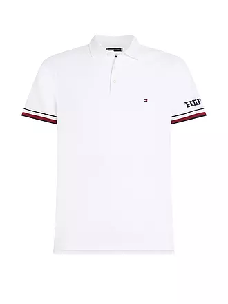 TOMMY HILFIGER | Poloshirt Slim Fit | weiss