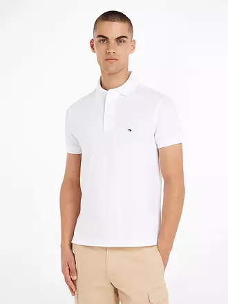 TOMMY HILFIGER | Poloshirt Slim Fit | weiss