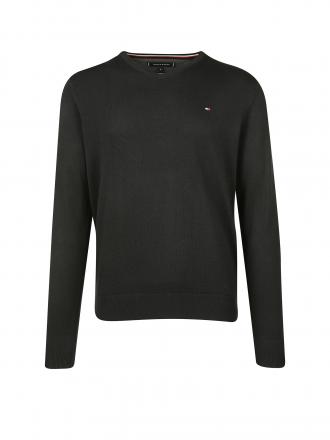 TOMMY HILFIGER | Pullover Regular Fit | schwarz
