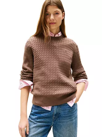TOMMY HILFIGER | Pullover | braun