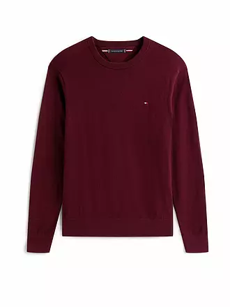 TOMMY HILFIGER | Pullover | dunkelrot