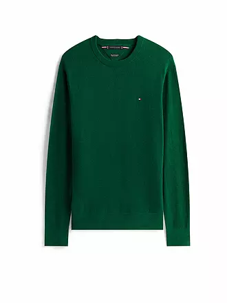 TOMMY HILFIGER | Pullover | dunkelgrün