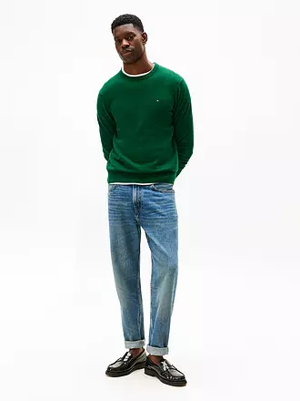 TOMMY HILFIGER | Pullover | dunkelgrün