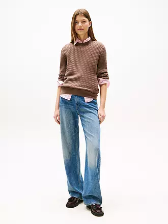 TOMMY HILFIGER | Pullover | braun