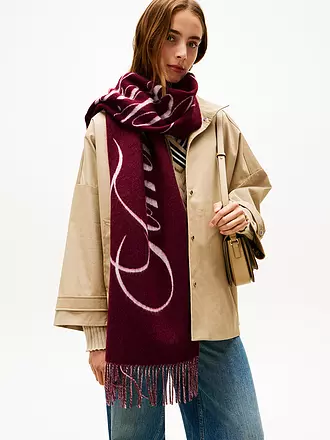 TOMMY HILFIGER | Schal | dunkelrot