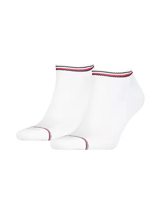 TOMMY HILFIGER | Sneaker Socken 2-er Pkg. grau | weiss