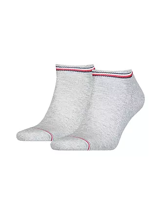 TOMMY HILFIGER | Sneaker Socken 2-er Pkg. grau | blau