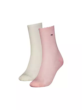 TOMMY HILFIGER | Socken 2-er Pkg white | rosa
