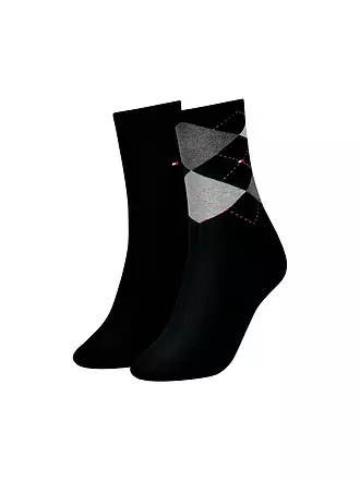 TOMMY HILFIGER | Socken 2-er Pkg. black | schwarz