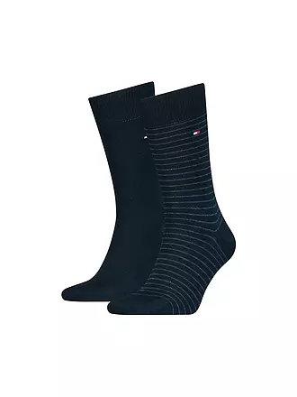 TOMMY HILFIGER | Socken 2-er Pkg. dark navy | schwarz