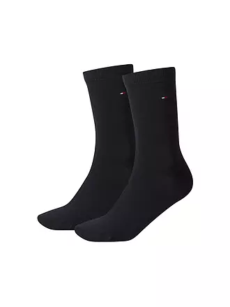 TOMMY HILFIGER | Socken 2er Pkg anthracite melange | blau