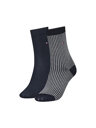 TOMMY HILFIGER | Socken 2er Pkg beige | dunkelblau
