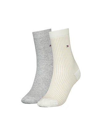 TOMMY HILFIGER | Socken 2er Pkg beige | dunkelblau