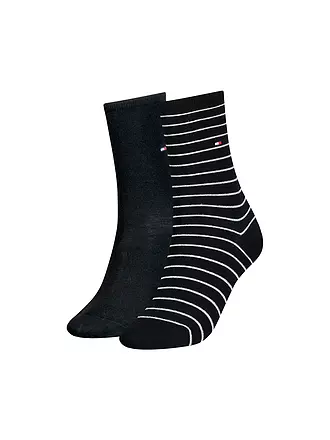 TOMMY HILFIGER | Socken 2er Pkg black | creme