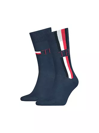 TOMMY HILFIGER | Socken 2er Pkg black | blau