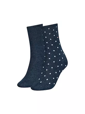 TOMMY HILFIGER | Socken 2er Pkg. off white | blau