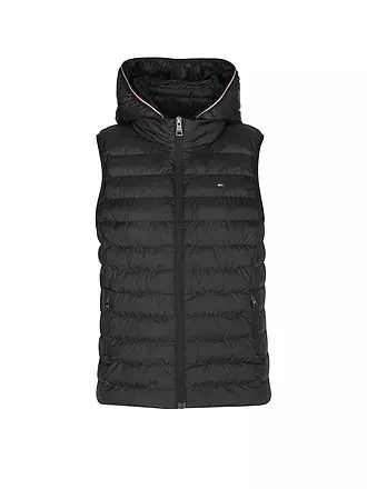 TOMMY HILFIGER | Steppgilet | schwarz