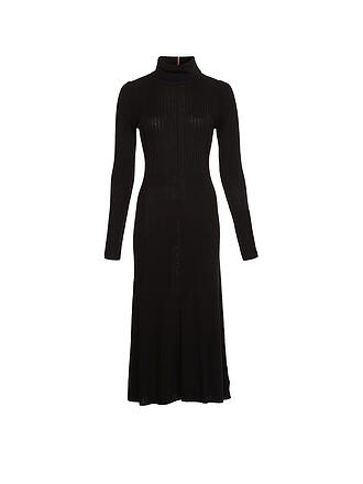 TOMMY HILFIGER | Strickkleid | schwarz