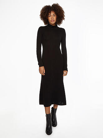 TOMMY HILFIGER | Strickkleid | schwarz