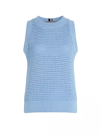 TOMMY HILFIGER | Stricktop | hellblau