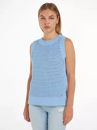 TOMMY HILFIGER | Stricktop | hellblau
