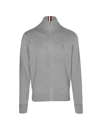 TOMMY HILFIGER | Sweatjacke | grau