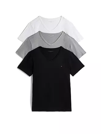 TOMMY HILFIGER | T-Shirt 3er Pkg. | hellgrau
