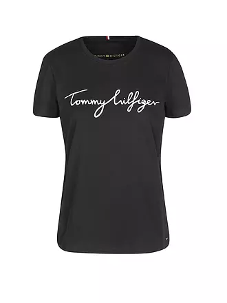 TOMMY HILFIGER | T-Shirt Regular Fit | schwarz