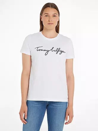 TOMMY HILFIGER | T-Shirt Regular Fit | schwarz