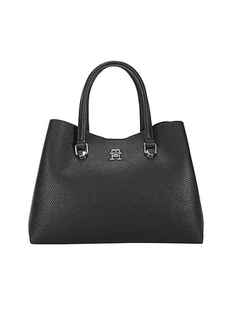 TOMMY HILFIGER | Tasche - Henkeltasche TH EMBLEM SMALL | schwarz