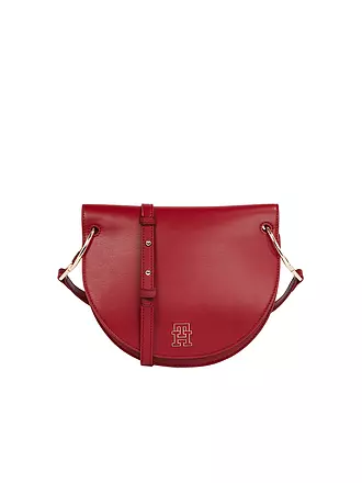 TOMMY HILFIGER | Tasche - Umhängetasche CHIC SADDLE BAG | schwarz