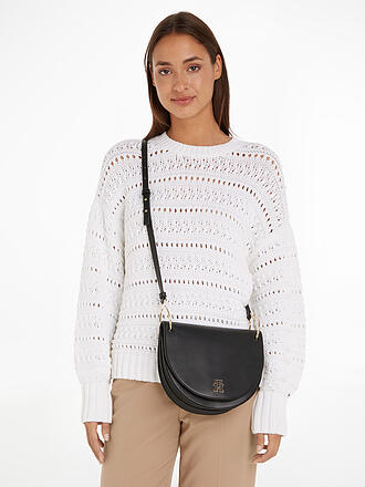 TOMMY HILFIGER | Tasche - Umhängetasche CHIC SADDLE BAG | dunkelrot
