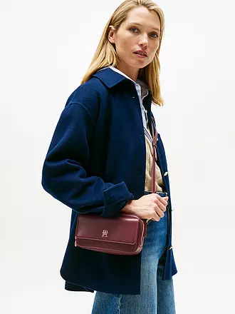 TOMMY HILFIGER | Tasche - Umhängetasche TH ICON | dunkelrot