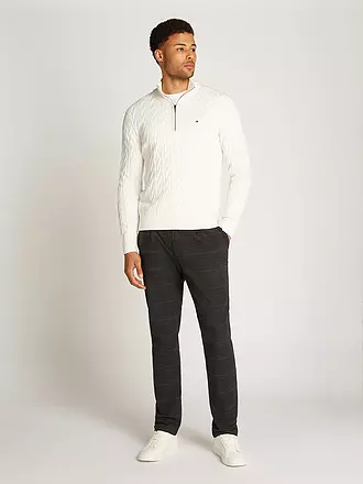 TOMMY HILFIGER | Troyer Pullover | grau
